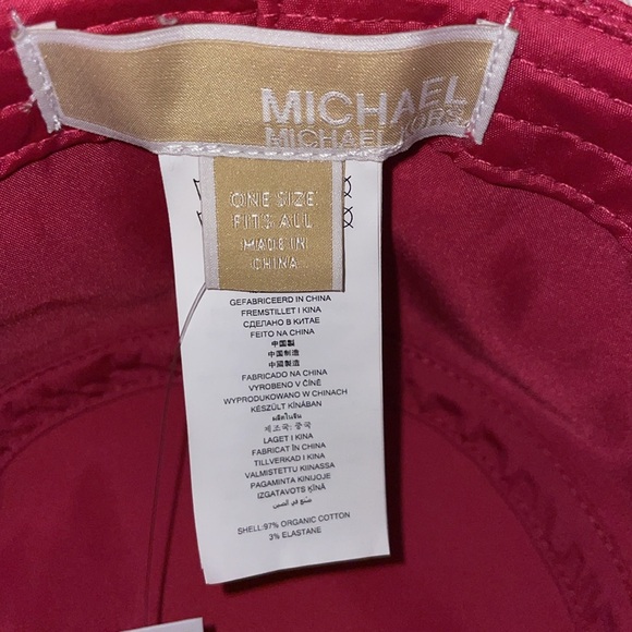 Michael Korts Bucket hat Carmine Pink